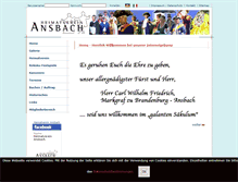 Tablet Screenshot of heimatverein-ansbach.de